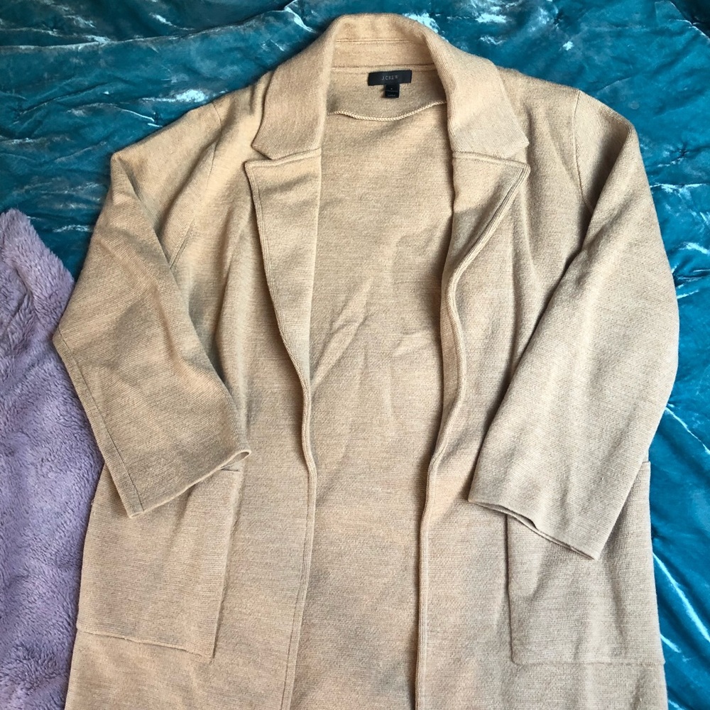 J. Crew open-front sweater blazer